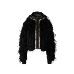 Bogner Kela Faux Fur Ski Jacket in Black | Jackets | Coveti