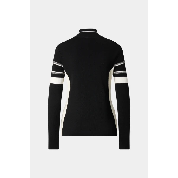 Bogner Lari Jumper in Black and White, view 2 | Sweaters | Coveti