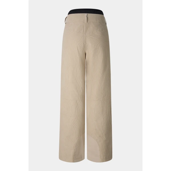 Bogner Lenie Corduroy Ski Trousers in Camel, view 2 | Pants | Coveti