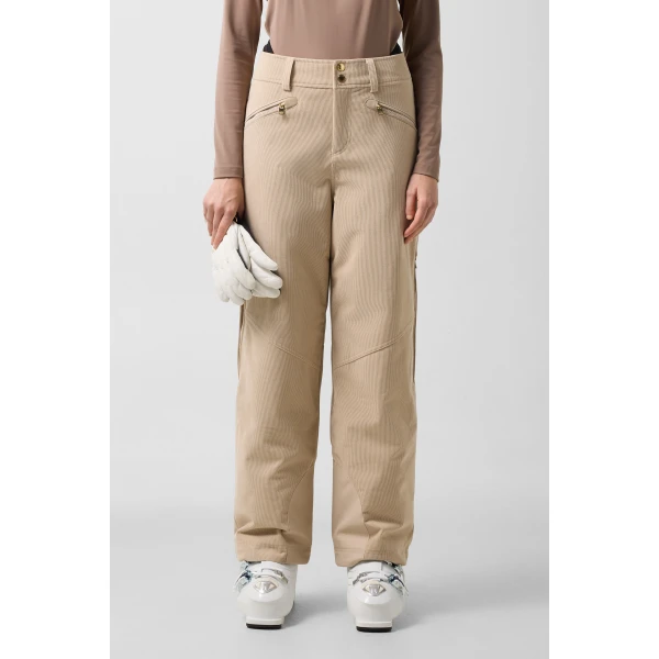 Bogner Lenie Corduroy Ski Trousers in Camel, view 3 | Pants | Coveti