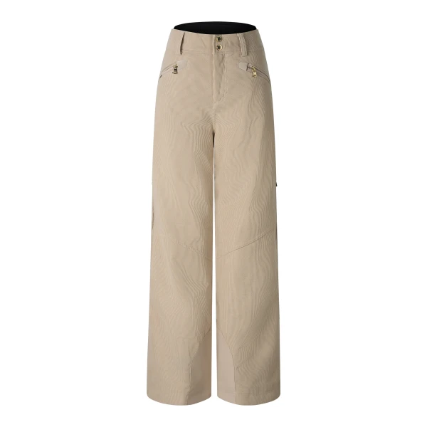 Bogner Lenie Corduroy Ski Trousers in Camel | Pants | Coveti