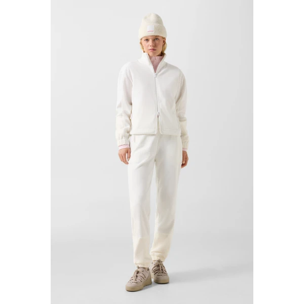 Bogner Lima Fleece Jogging Trousers in Off White, view 5 | Sweatpants | Coveti