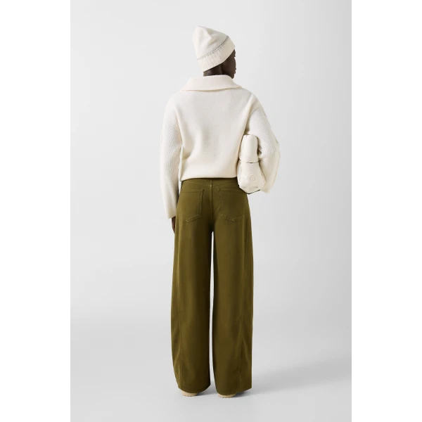 Bogner Lizzy Jeans in Olive, view 4 | Denim | Coveti