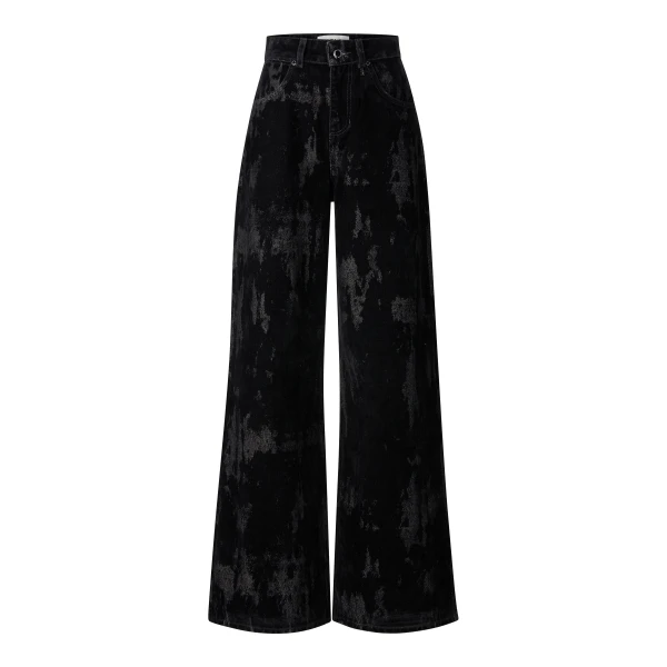 Lizzy Wide-Fit Jeans in Black