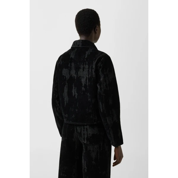 Bogner Lore Denim Jacket in Black, view 5 | Denim | Coveti
