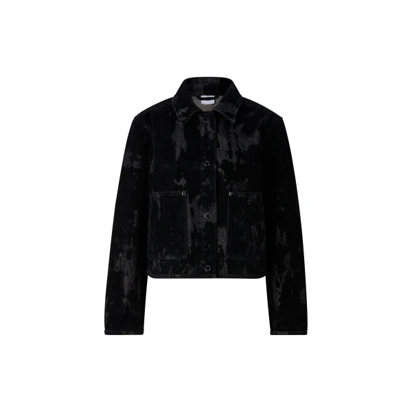Lore Denim Jacket in Black