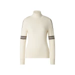 Bogner Louise Virgin Wool Jumper in Off White and Brown | Sweaters | Coveti