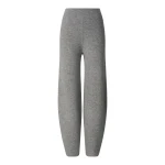 Bogner Luana Virgin Wool Knitted Trousers in Grey | Pants | Coveti