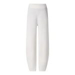 Bogner Luana Virgin Wool Knitted Trousers in Off White | Pants | Coveti