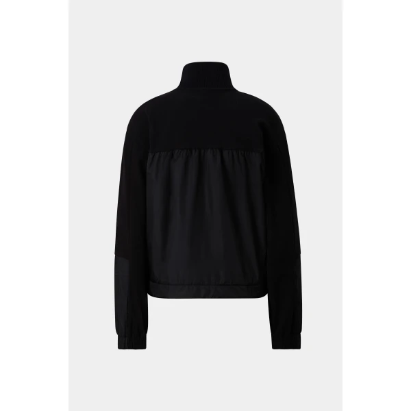 Bogner Lucy Fleece Jacket in Black, view 3 | Jackets | Coveti