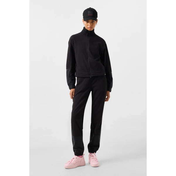 Bogner Lucy Fleece Jacket in Black, view 6 | Jackets | Coveti