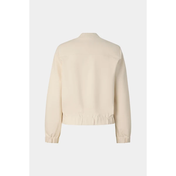 Bogner Luisa Jersey Jacket in Cream, view 3 | Hoodies | Coveti