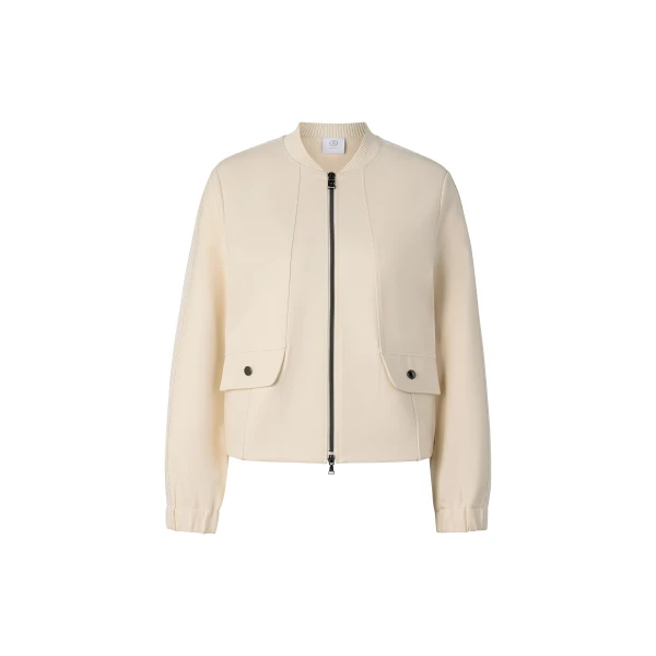 Bogner Luisa Jersey Jacket in Cream | Hoodies | Coveti