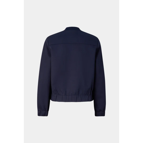 Bogner Luisa Jersey Jacket in Navy, view 3 | Hoodies | Coveti