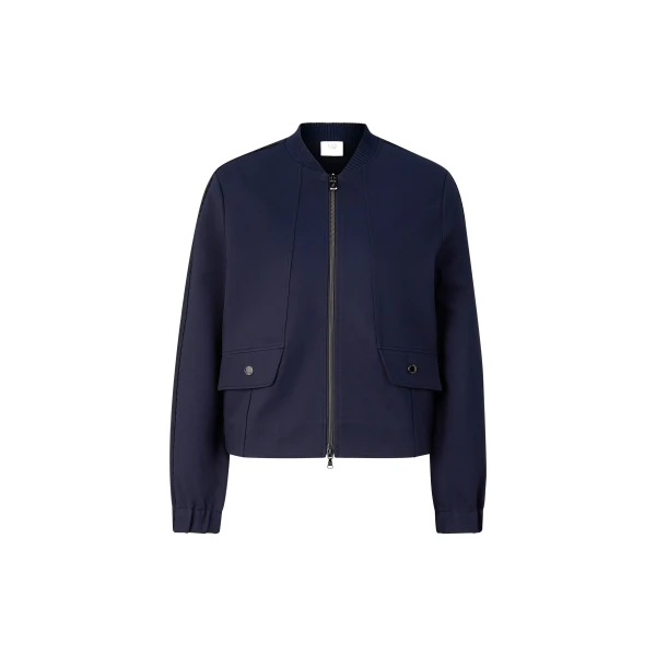 Bogner Luisa Jersey Jacket in Navy | Hoodies | Coveti