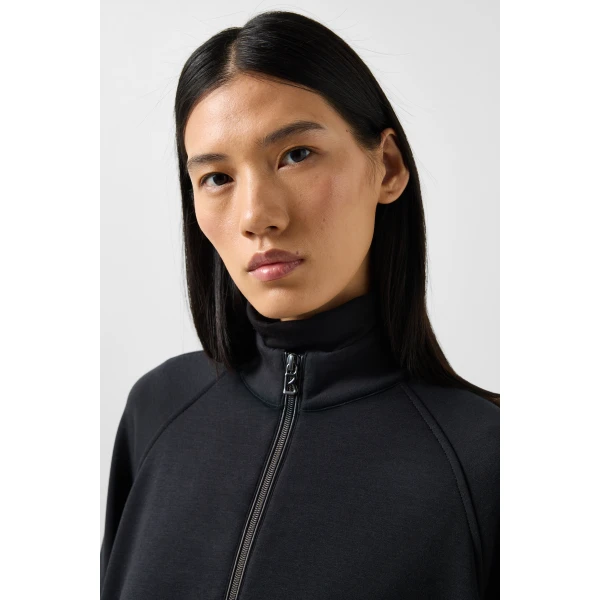Bogner Maditha Jersey Jacket in Black, view 6 | Hoodies | Coveti