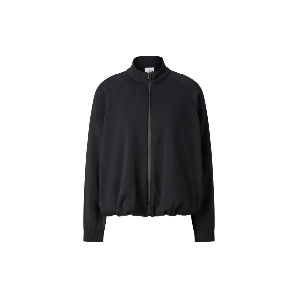 Maditha Jersey Jacket in Black