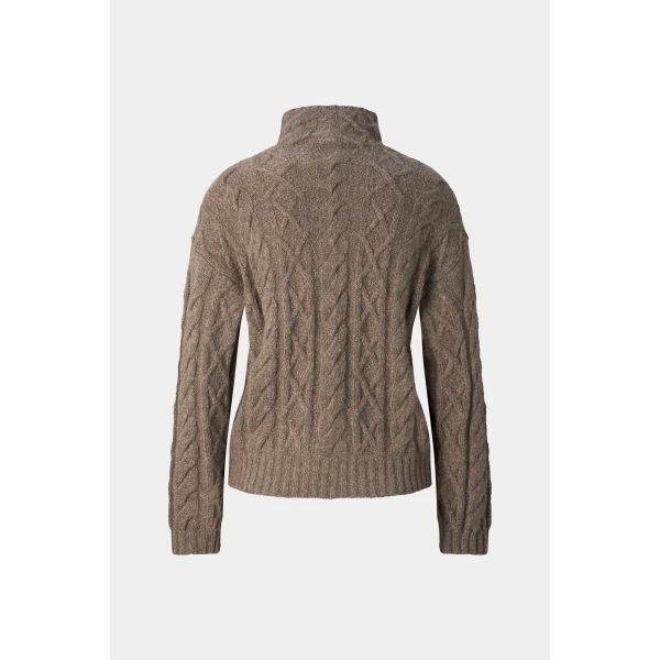 Bogner Malene Virgin Wool Jumper in Hazel, view 2 | Sweaters | Coveti