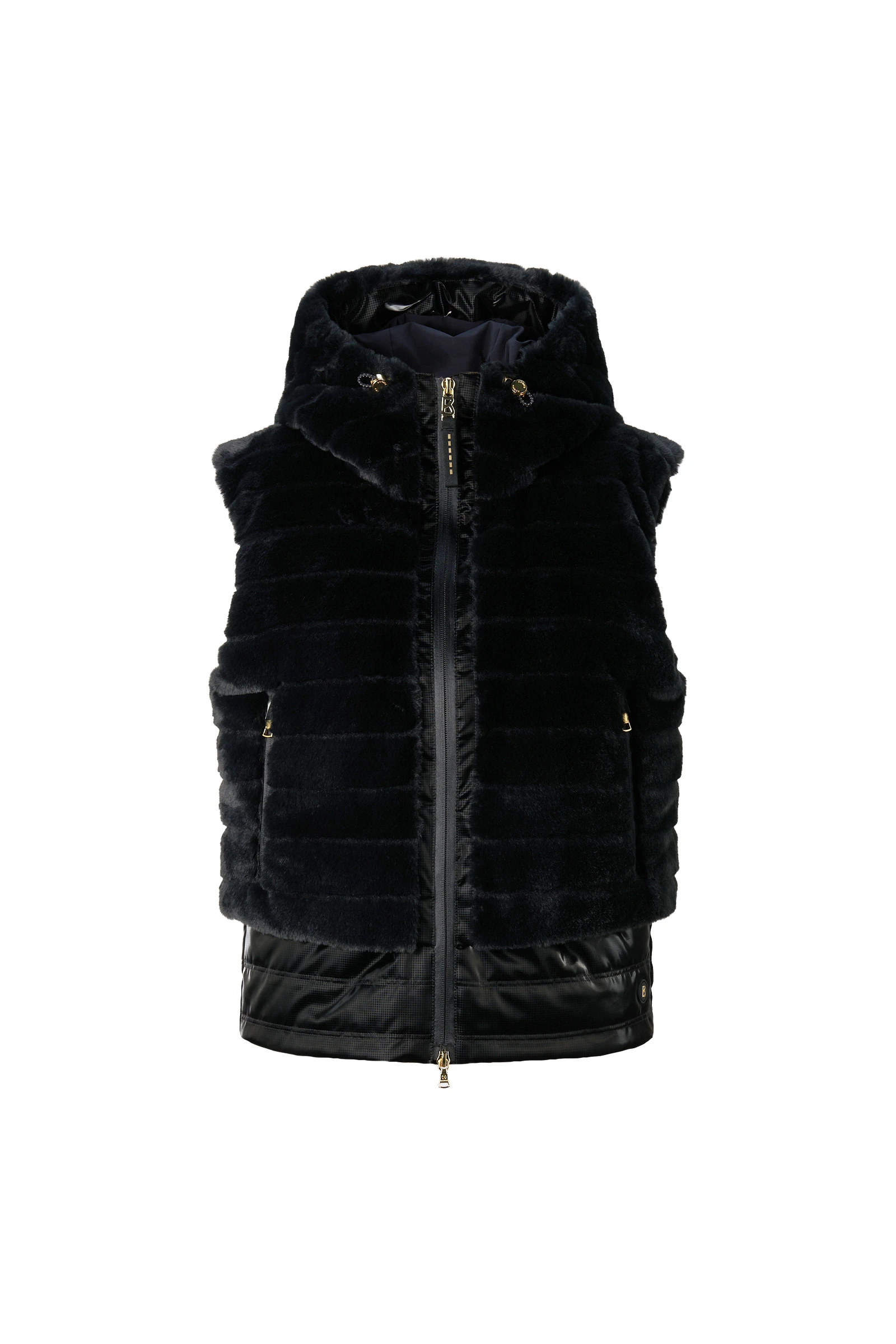 Bogner Manda Faux Fur Down Waistcoat in Black Bogner Manda Faux Fur Down Waistcoat in Black | Vests | Coveti