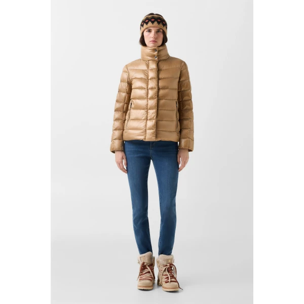 Bogner Marcy Down Jacket in Camel, view 6 | Jackets | Coveti