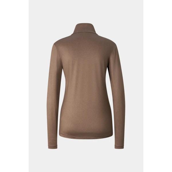 Bogner Margo First Layer in Taupe, view 2 | Long Sleeve | Coveti