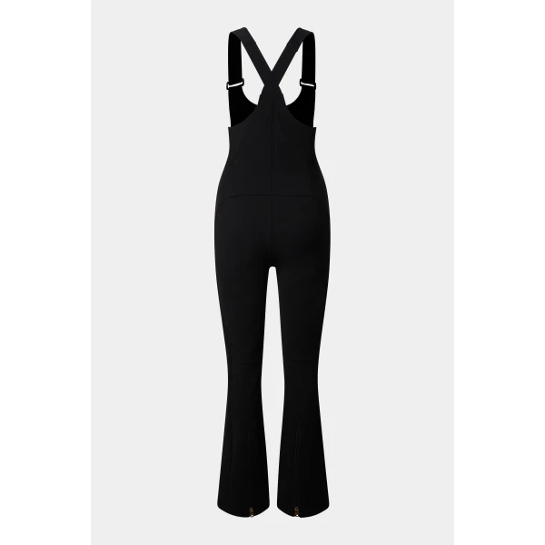 Bogner Mari Softshell Ski Dungarees in Black, view 2 | Pants | Coveti