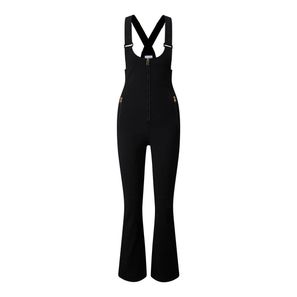 Bogner Mari Softshell Ski Dungarees in Black | Pants | Coveti