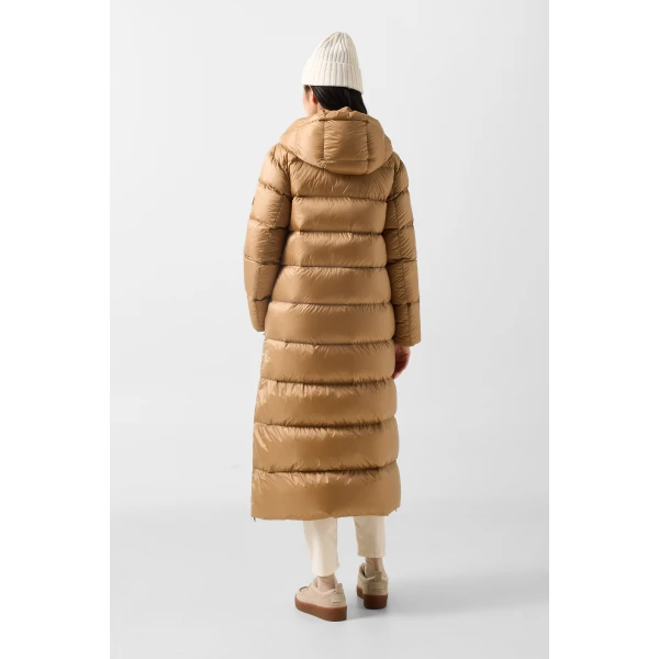 Bogner Maxie Down Coat in Camel, view 5 | Coats | Coveti