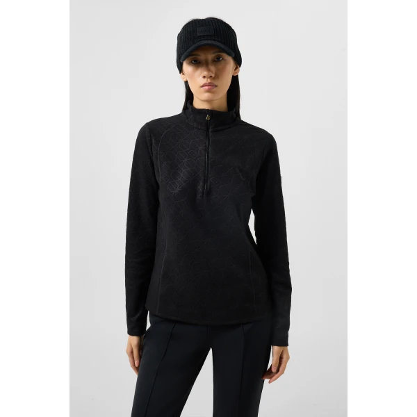 Bogner Medita First Layer in Black, view 3 | Long Sleeve | Coveti