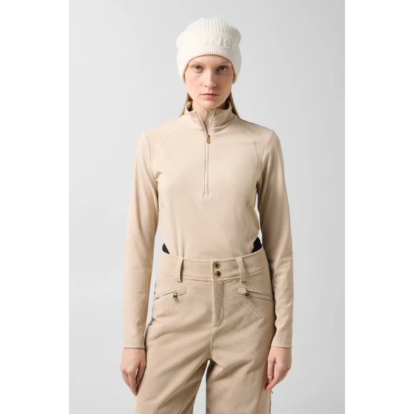 Bogner Medita First Layer in Camel 2261, view 3 | Long Sleeve | Coveti