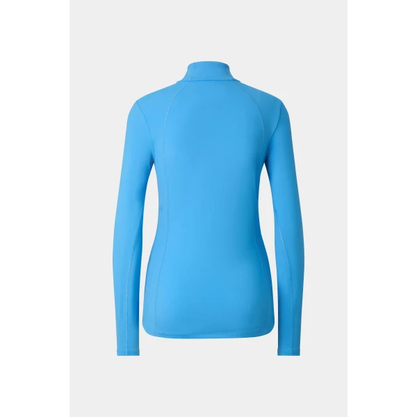 Bogner Medita First Layer in Cyan-Blue, view 2 | Long Sleeve | Coveti
