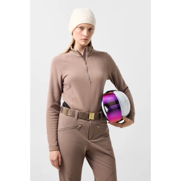 Bogner Medita First Layer in Hazel 4887, view 3 | Long Sleeve | Coveti