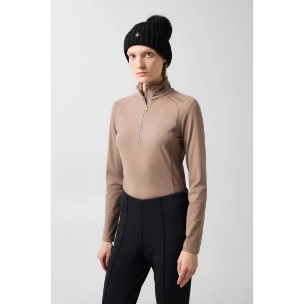 Bogner Medita First Layer in Hazel, view 3 | Long Sleeve | Coveti