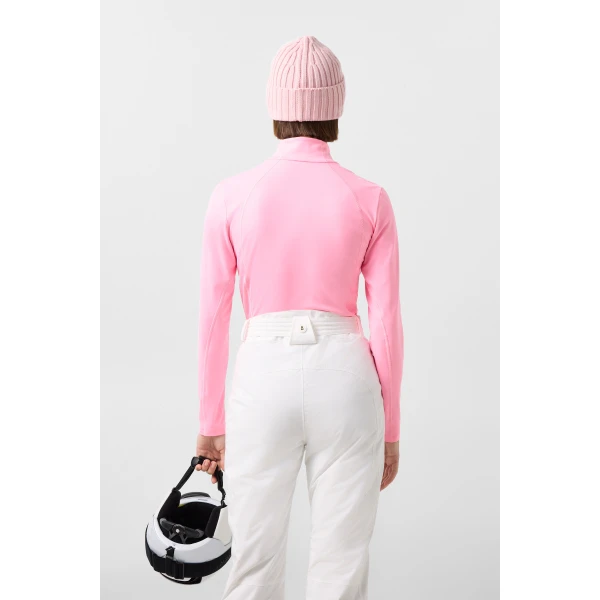 Bogner Medita First Layer in Neon Pink, view 4 | Long Sleeve | Coveti