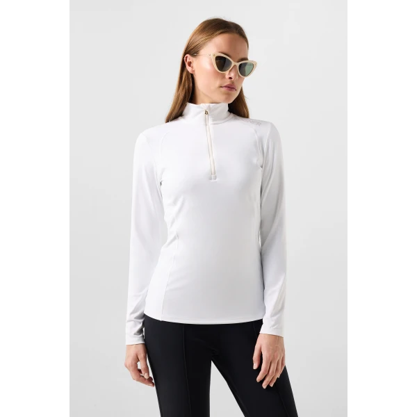 Bogner Medita First Layer in Off White 2261, view 3 | Long Sleeve | Coveti