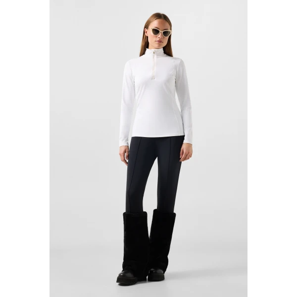 Bogner Medita First Layer in Off White 2261, view 5 | Long Sleeve | Coveti