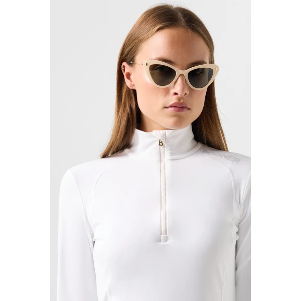 Bogner Medita First Layer in Off White 2261, view 6 | Long Sleeve | Coveti