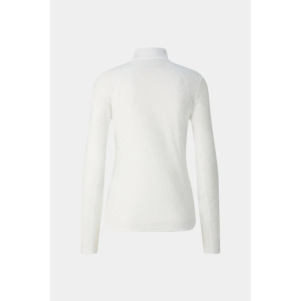 Bogner Medita First Layer in Off White, view 2 | Long Sleeve | Coveti