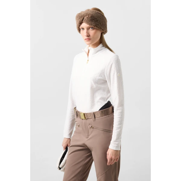 Bogner Medita First Layer in Off White, view 3 | Long Sleeve | Coveti