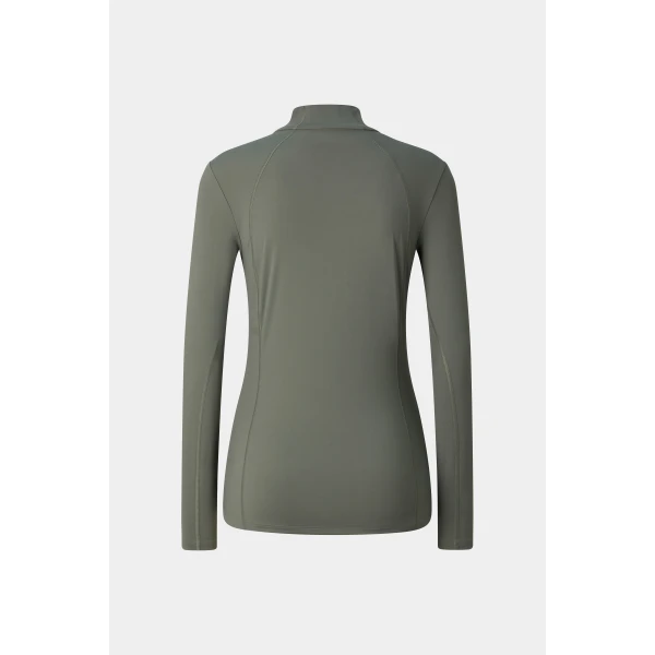 Bogner Medita First Layer in Sage Grey, view 2 | Long Sleeve | Coveti