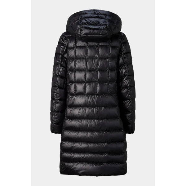 Bogner Meryl Down Coat in Black, view 3 | Coats | Coveti