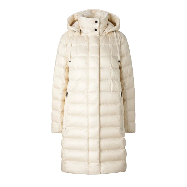 Meryl Down Coat in Off White