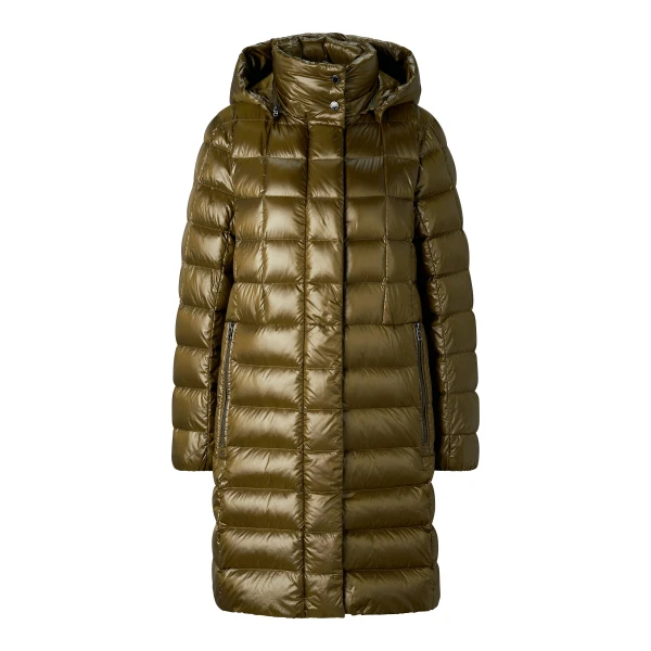 Bogner Meryl Down Coat in Olive | Coats | Coveti