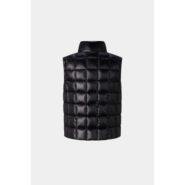 Bogner Milly Lightweight Down Vest in Black, view 3 | Vests | Coveti
