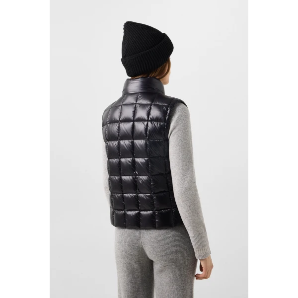 Bogner Milly Lightweight Down Vest in Black, view 5 | Vests | Coveti