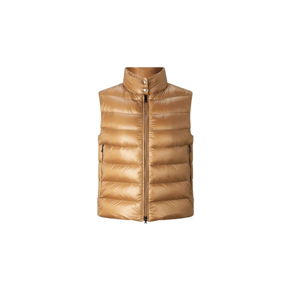 Bogner Milly Lightweight Down Vest in Camel | Vests | Coveti
