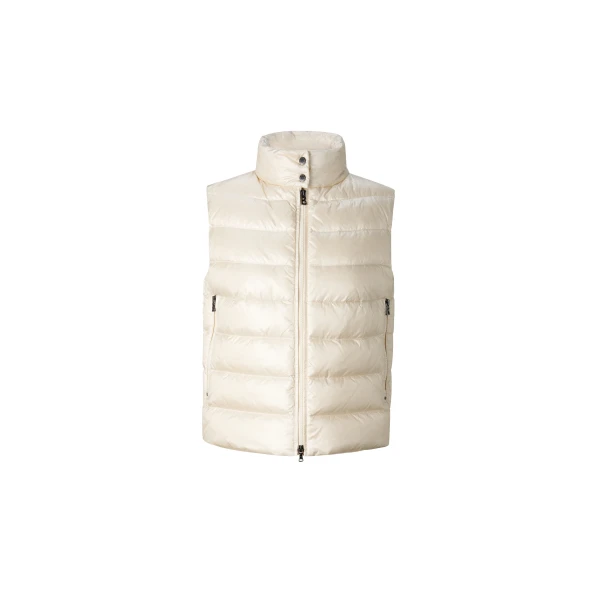 Bogner Milly Lightweight Down Vest in Off White | Vests | Coveti