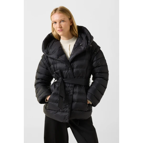 Bogner Minnie Down Jacket in Black, view 4 | Jackets | Coveti