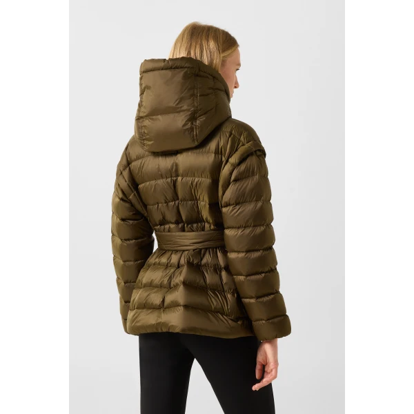 Bogner Minnie Down Jacket in Olive, view 5 | Jackets | Coveti