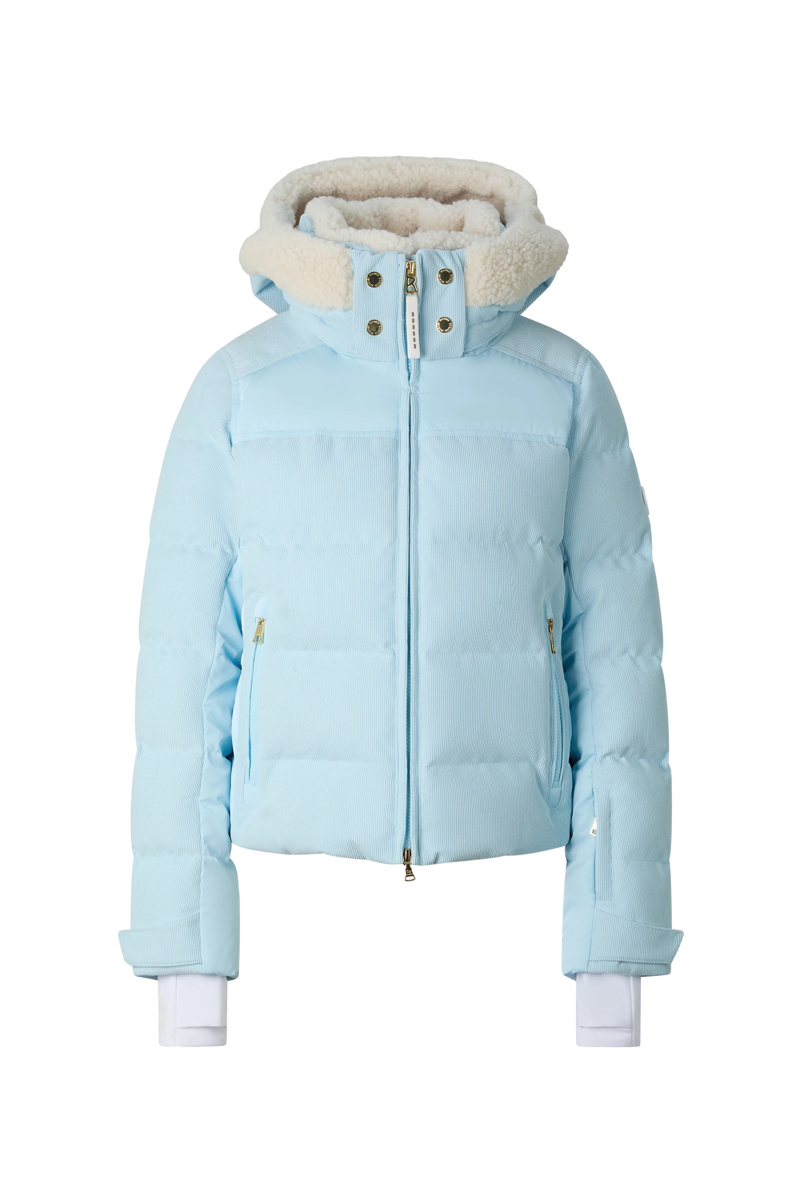 Bogner Minu Cord Down Ski Jacket in Light Blue Bogner Minu Cord Down Ski Jacket in Light Blue | Jackets | Coveti